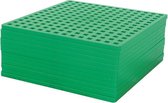 Plus-Plus Baseplate 12-Pack, Green, Construction Toy