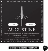 Augustine - AU BLACK Snaren voor klassieke gitaar Met Plectrum | Snarenset | Klassieke gitaar