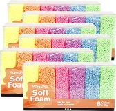 Soft Foam, diverse kleuren, 6 doos/ 1 doos
