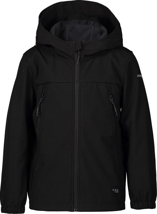 Icepeak ICEPEAK KONAN JR Jongens Outdoorjas - Zwart - Maat 128