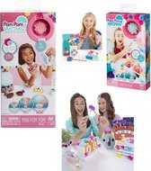 2 stuks hobbypakketten mini pompom maken