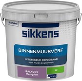 Sikkens - Binnenmuurverf - Muurverf - Mengkleur - Mat - RAL4001 - 5L