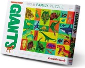Crocodile Creek - Familie puzzel 2-in-1 Prehistoric Giants - 500 stuks