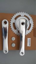 crankstel 38T 170 mm zilver