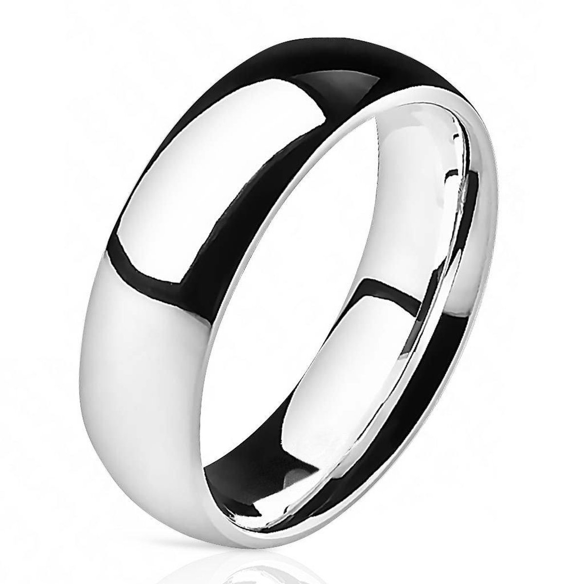 Florid - Ring Heren - Dames Ring - Ring Mannen - Mannen Ring - Ring Zilver - Zilveren Ringen - Titanium Ring