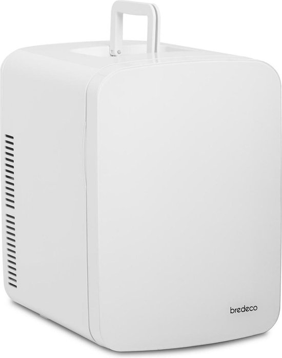 Koelkast: bredeco Mini koelkast - 15 L - wit/grijs, van het merk Bredeco