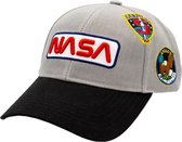 NASA - Logo en Patch Baseball Cap Grijs en Marineblauw