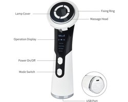 Huid verjongende apparaat, warme massage, reinigen van het gezicht, lifting, anti-age 1st