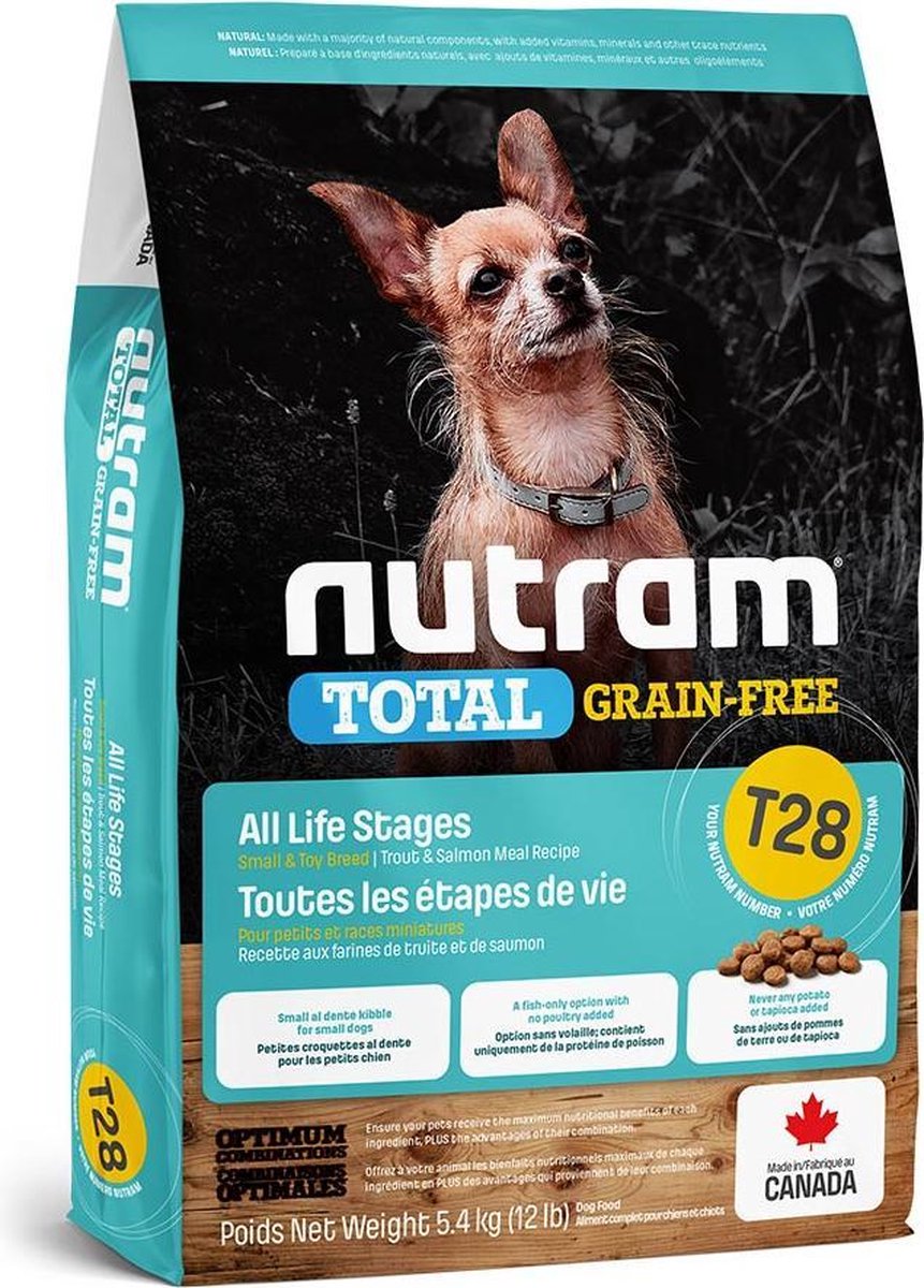 Nutram Grain free Salmon en trout T28 5,4 kg