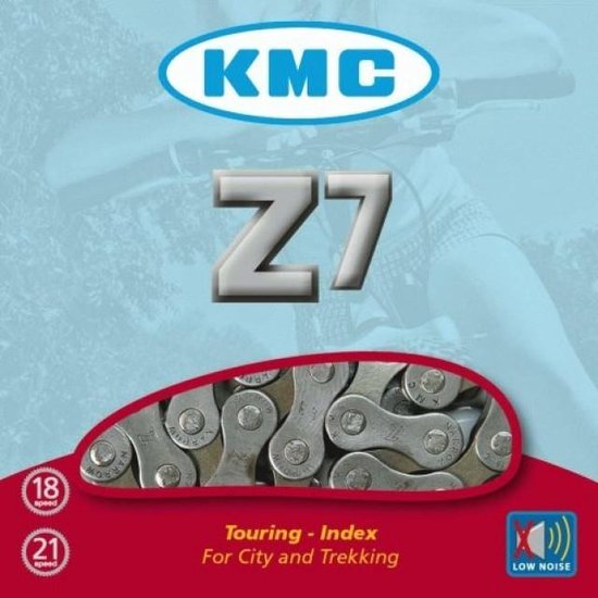 KMC Z7 ketting - 7 speed voor tour- of stadsfietsen - 114 schakels van KMC — afbeelding 2
