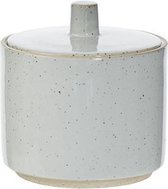 Napoli White Suikerpot met deksel - Wit - 11cm