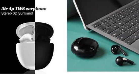 EarPods Air 4P + Cleaning Kit - Draadloze oordopjes - Touch Control - Bluetooth - Microfoon & Waterproof - AirPods & GalaxyBuds Alternatief Earbuds - THØMS