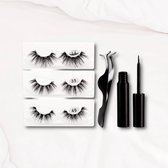 Milana Beauty Magnetische 3D Wimpers/Magnetische Eyeliner Set