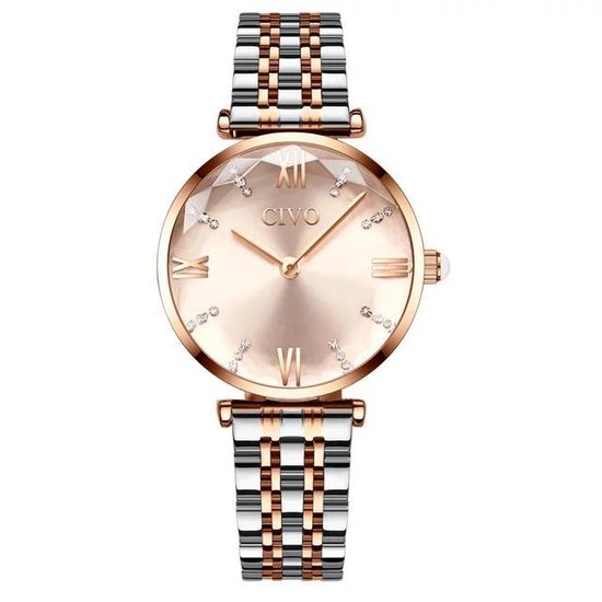 CIVO Quartz Femme 32mm Couleur rose Coffret cadeau