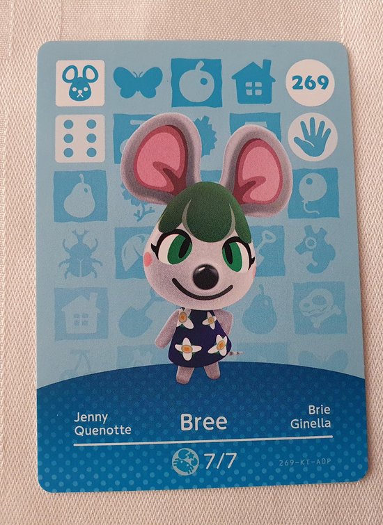 Carte Amiibo Animal Crossing 246 Eloïse / Eloise [EUR] Série 3 Near