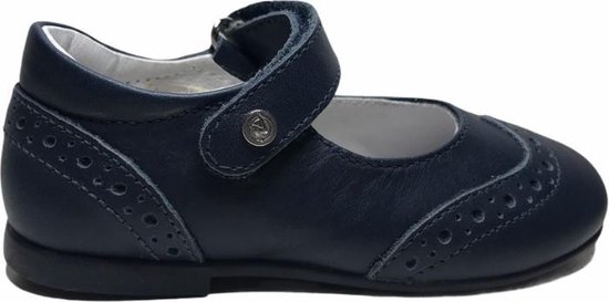 Naturino oxford velcro lederen ballerina 4731 navy mt 20