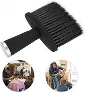 WiseGoods Luxe Kappers Borstelreiniger - Nekborstel - Haarstylingaccessoires - Hoge Kwaliteit Kwast - Barber Brush - Zwart