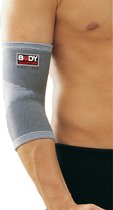 Elastische Elleboogsteun Body Sculpture Bns-004 Grijs - Maat: S/M, Kleur: Grijs