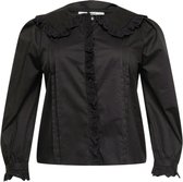 Glamorous Curve blouse Zwart-20 (4Xl)