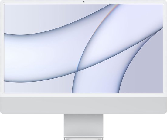 Apple iMac 24 inch (2021) - 8GB - 256GB - 8 core GPU - M1 - Silver