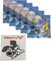 Woezel en pip servetten - Katoen - 33 x 33 cm - 3 laags - 20 stuks