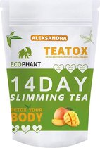 Ecophant Detox Tea Morning Energy 14 Dagen - Mango - Afslank en detox kuur - optimaal gewichtsverlies - Natuurlijke thee
