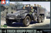 1:48 Tamiya 32534 German Truck Krupp Protze w/8 Figures Plastic Modelbouwpakket