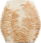 Liviza Bloemenvaas zandkleur - vaas 27 cm hoog