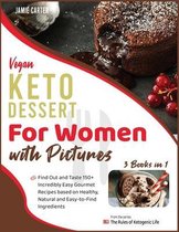 Vegan Keto Dessert for Women with Pictures [3 Books in 1]