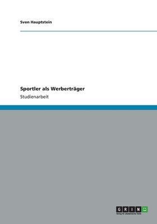 Sportler als Werbertrager