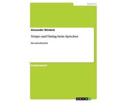 Tempo und Timing beim Sprechen