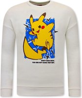 Pikachu Heren Sweater - Wit