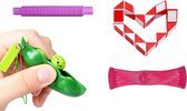 ZTWK© - Fidget toys pakket - Meisjes editie - 4 stuks - Fidget toys pakket onder 20 euro
