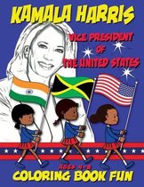 Kamala Harris Coloring Book Fun - Ages 4-8