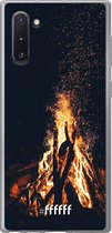 Samsung Galaxy Note 10 Hoesje Transparant TPU Case - Bonfire #ffffff