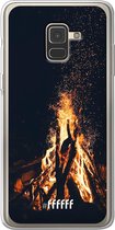 Samsung Galaxy A8 (2018) Hoesje Transparant TPU Case - Bonfire #ffffff