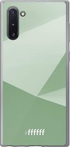 Samsung Galaxy Note 10 Hoesje Transparant TPU Case - Fresh Geometric #ffffff