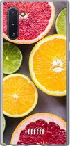 Samsung Galaxy Note 10 Hoesje Transparant TPU Case - Citrus Fruit #ffffff