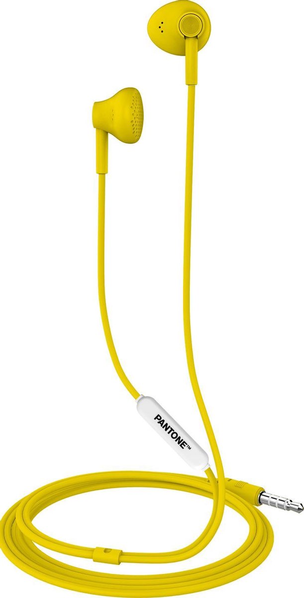 Pantone Wired Koptelefoon Geel