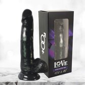 Dildo kopen - 15 cm - Realistische Penis - Zwarte Dildo - Discreet Verpakt - Seksspeeltje vrouw - Vaginale Dildo - Anale Dildo - Met Zuignap