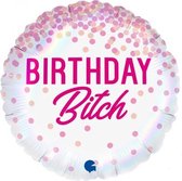 Grabo - 18 Inch - Happy Birthday Bitch - Ballonnen Verjaardag - Helium Ballonnen - Folieballon -Feest ballon