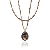 Croyez Jewelry | Sacred Heart Rosegold Layerup | Box / 55cm / 55cm