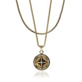 Croyez Jewelry | Compass Gold Layerup | Box / 65cm / 65cm