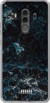 Huawei Mate 10 Pro Hoesje Transparant TPU Case - Dark Blue Marble #ffffff