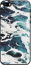 iPhone 5 Hoesje TPU Case - Waves #ffffff