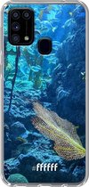 Samsung Galaxy M31 Hoesje Transparant TPU Case - Coral Reef #ffffff