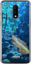 OnePlus 7 Hoesje Transparant TPU Case - Coral Reef #ffffff