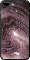 iPhone 8 Plus Hoesje TPU Case - Purple Marble #ffffff