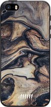 iPhone 5 Hoesje TPU Case - Wood Marble #ffffff
