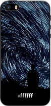 iPhone 5s Hoesje TPU Case - Starry Circles #ffffff